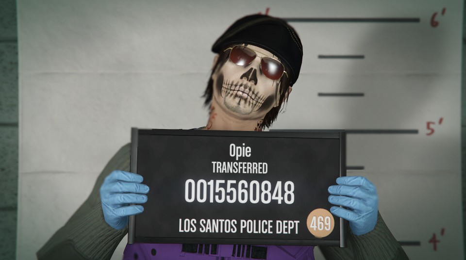 Mugshot By Opie1kenobi In Grand Theft Auto Online Rockstar Games