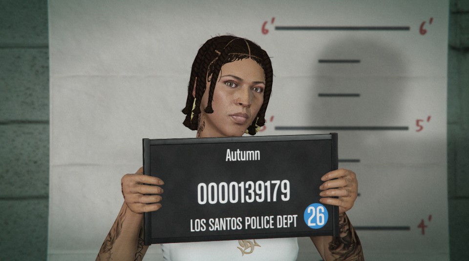 Mugshot By Autumnfrmsa In Grand Theft Auto Online Rockstar Games