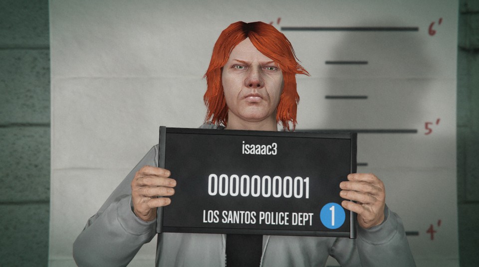 Mugshot By Isaac2193 In Grand Theft Auto V - Rockstar Games